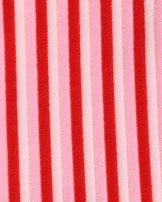 Pink Striped Bikini Set