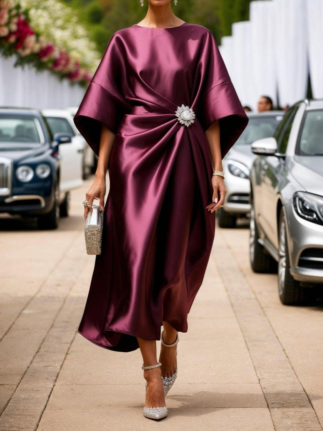 Vestido Carmina de satén