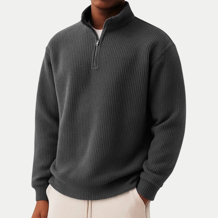 ENRIQUE | SUDADERA CON CREMALLERA, COMODIDAD DIARIA Y ESTILO ATEMPORAL