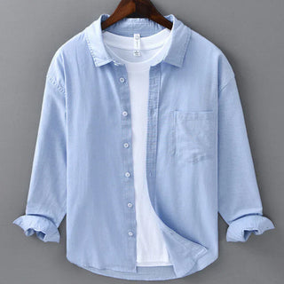 LORENZO | CAMISA DE ALGODÓN Y LINO