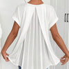 Clara™ | Camiseta de manga corta con diseño combinado