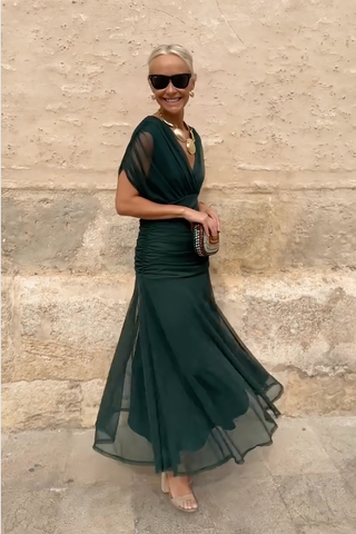 Vestido Luisa Escote en V