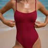 Red Bralette X Cross One Piece Swimwear