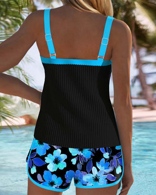 Valeria | Tankini Elegante con Short Floral