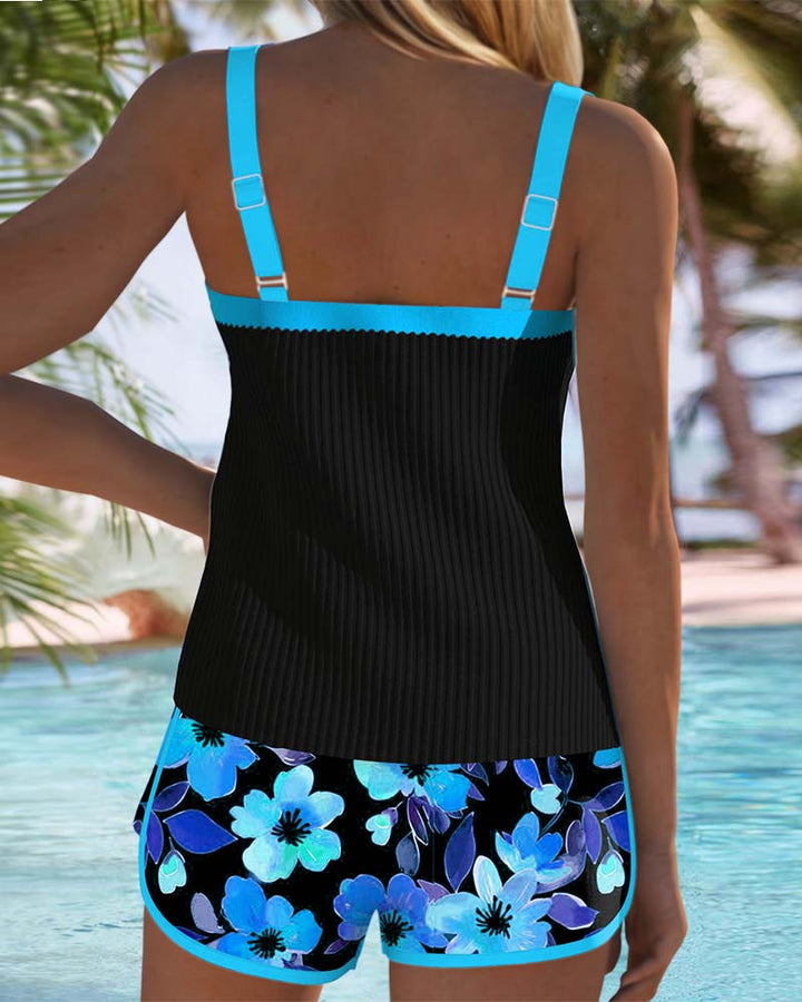 Valeria | Tankini Elegante con Short Floral
