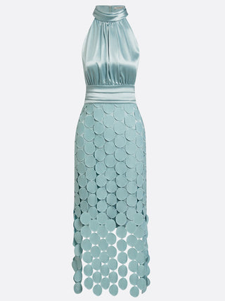 Vestido midi Céline de cerimónia elegante