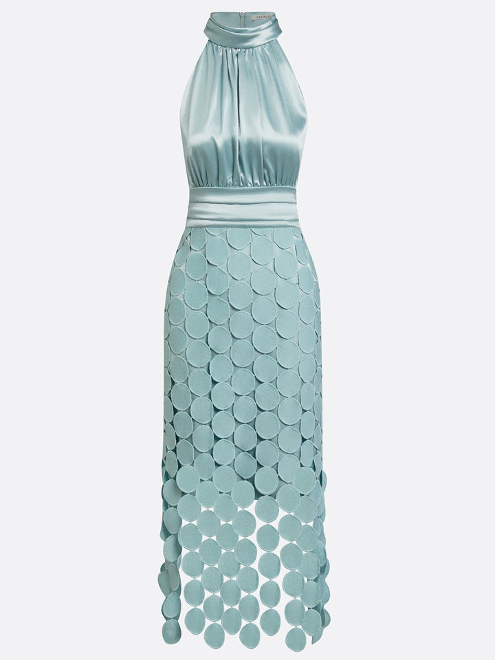 Vestido midi Céline de cerimónia elegante