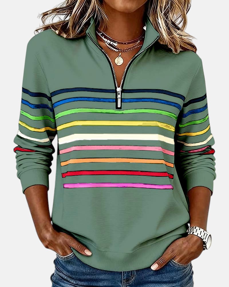 Vera™ | Jersey de rayas cómodo y elegante