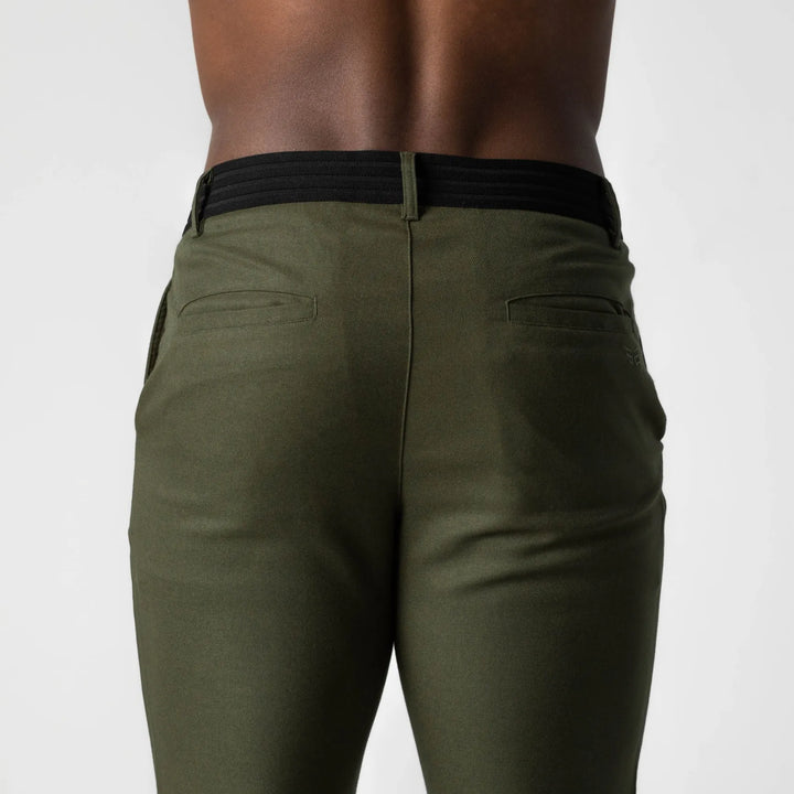 Chino Elástico Premium Verde