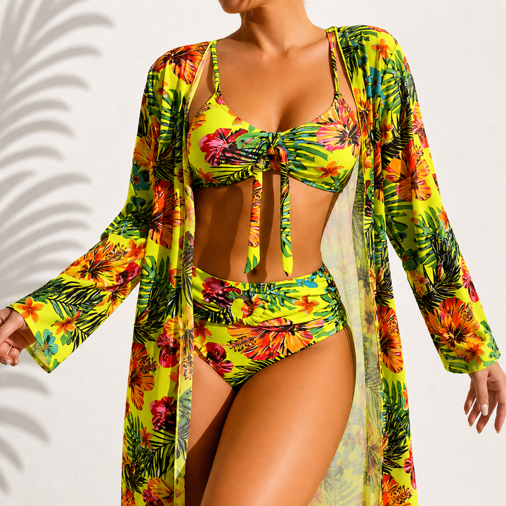 Bikini 3 piezas elegante tropical Marie