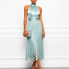 Vestido midi Céline de cerimónia elegante
