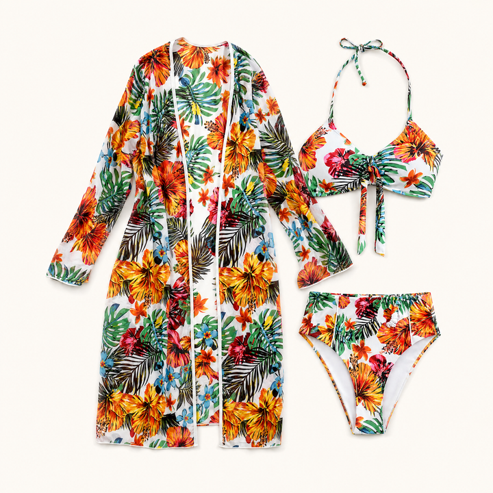 Bikini 3 piezas elegante tropical Marie
