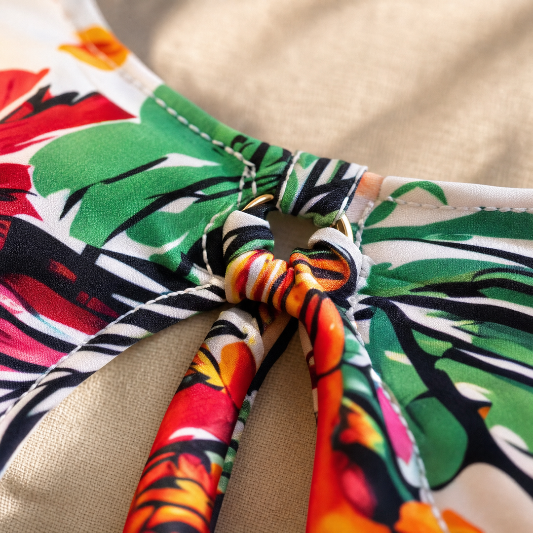 Bikini 3 piezas elegante tropical Marie