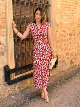 Vestido midi estampado | Alira