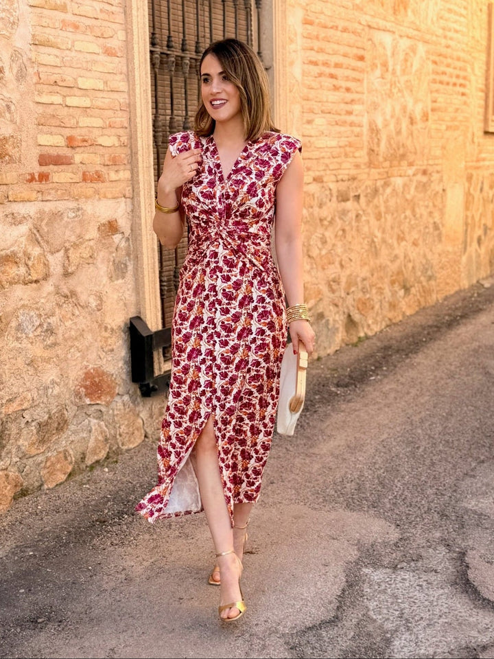 Vestido midi estampado | Alira