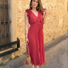 Vestido gasa terracota  | Savia