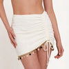 Beige Textured Sequins Cover-up