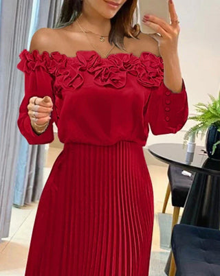 Ava™ | Vestido maxi palabra de honor