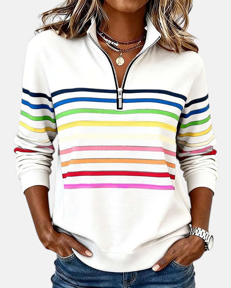 Vera™ | Jersey de rayas cómodo y elegante