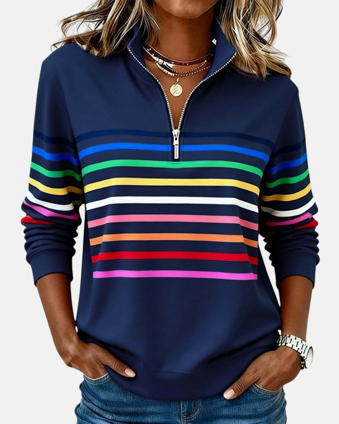 Vera™ | Jersey de rayas cómodo y elegante