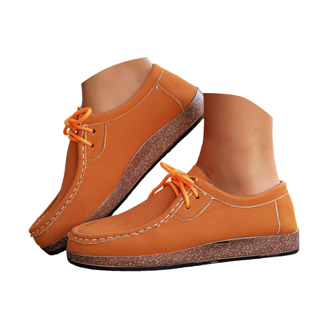YLYL Zapatillas de Plataforma para Mujer de Caña Baja con Cordones de Moda Cómodas Casuales para Caminar