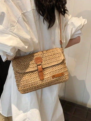Sarah™ | Woven Straw Crossbody Bag