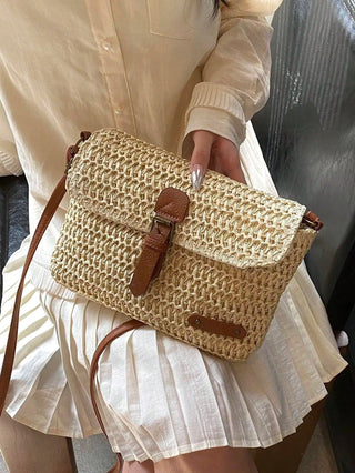 Sarah™ | Woven Straw Crossbody Bag