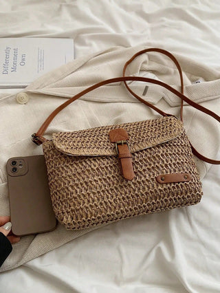 Sarah™ | Woven Straw Crossbody Bag