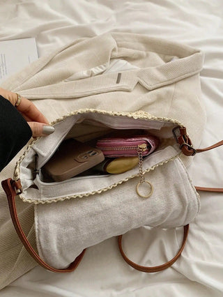 Sarah™ | Woven Straw Crossbody Bag