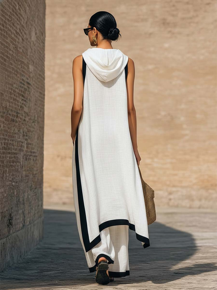 Ana™|Conjunto artístico de lino y algodón
