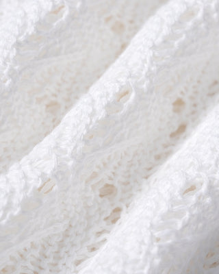 White Halter Knit Cover-up