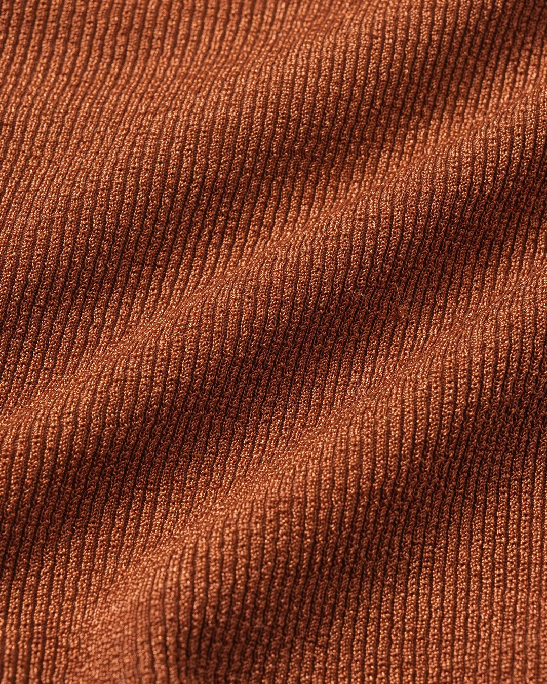 Brown Halter Textured Bandeau Bikini Set
