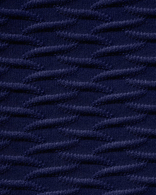 Royal Blue Textured Triangle Bikini Set