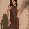 Coffee Viscose Cover-up