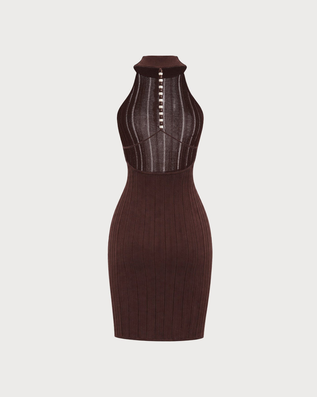 Coffee Viscose Cover-up