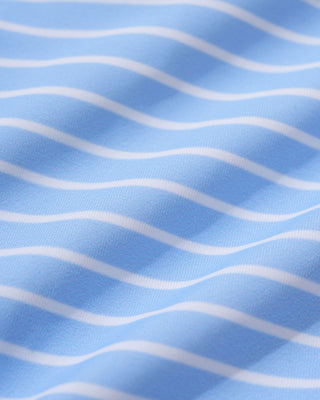 Light Blue Striped Underwire Bikini Set